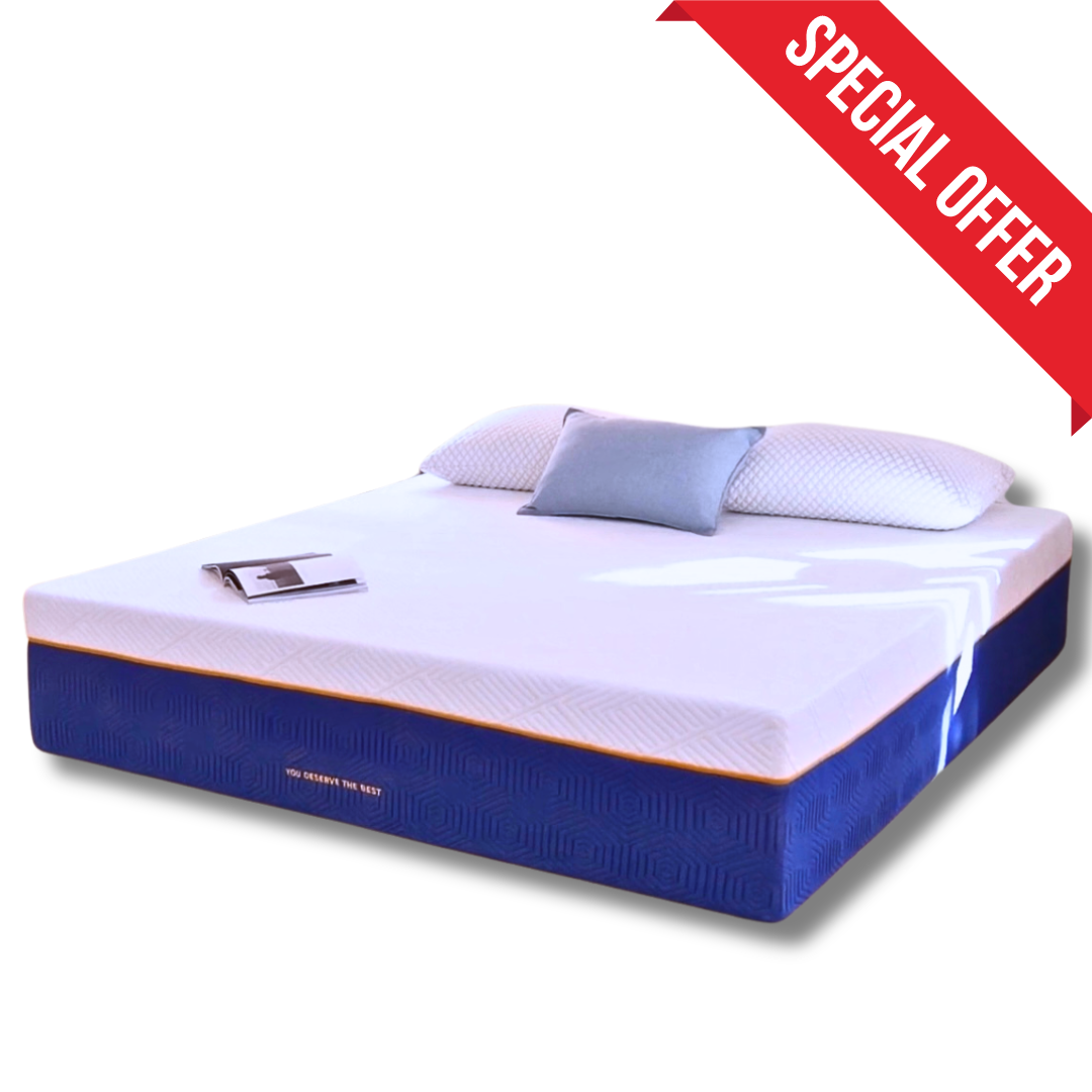 Matelas en mousse memoire double, queen